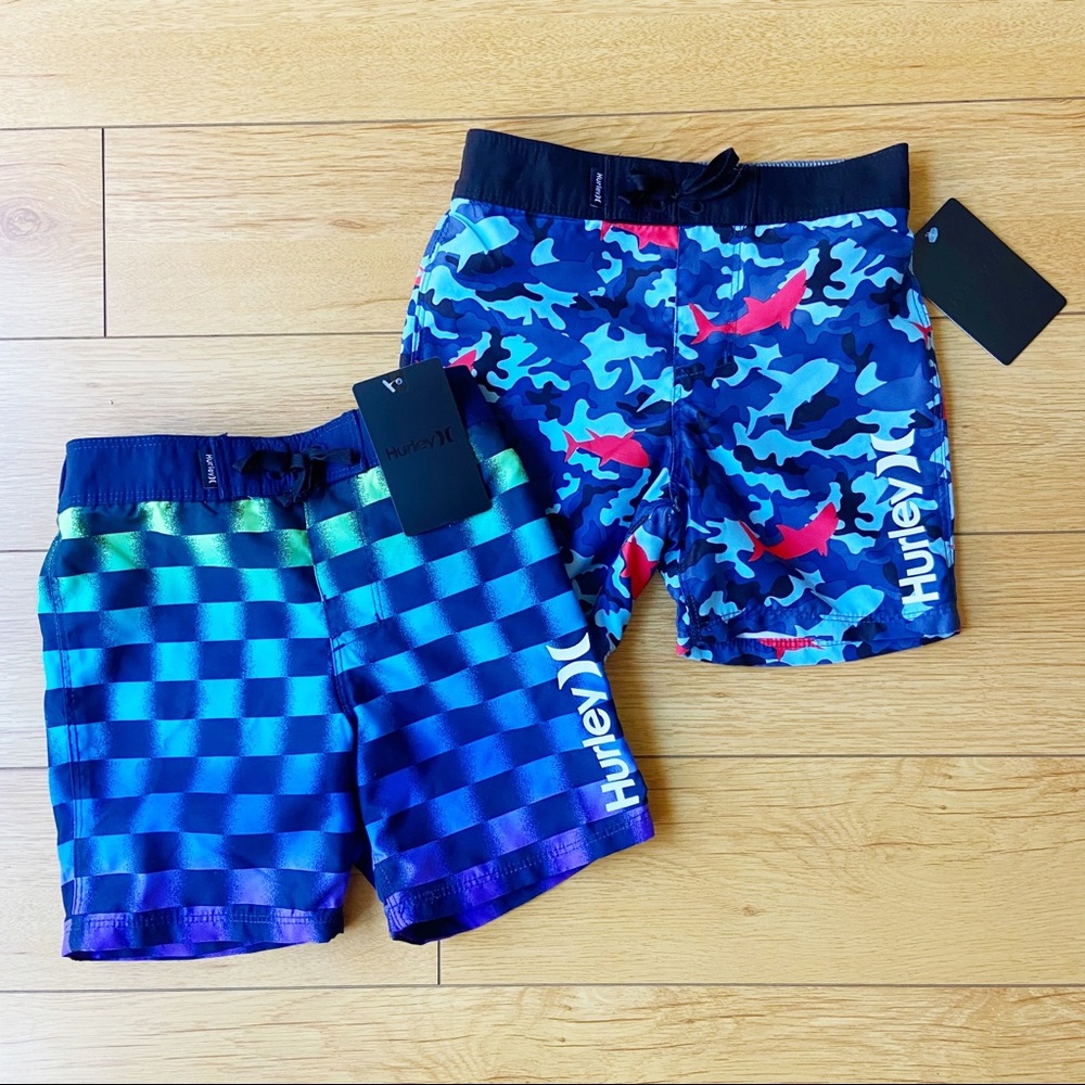 Toddler Boys 3T 2 Pair Hurley Swim Shorts